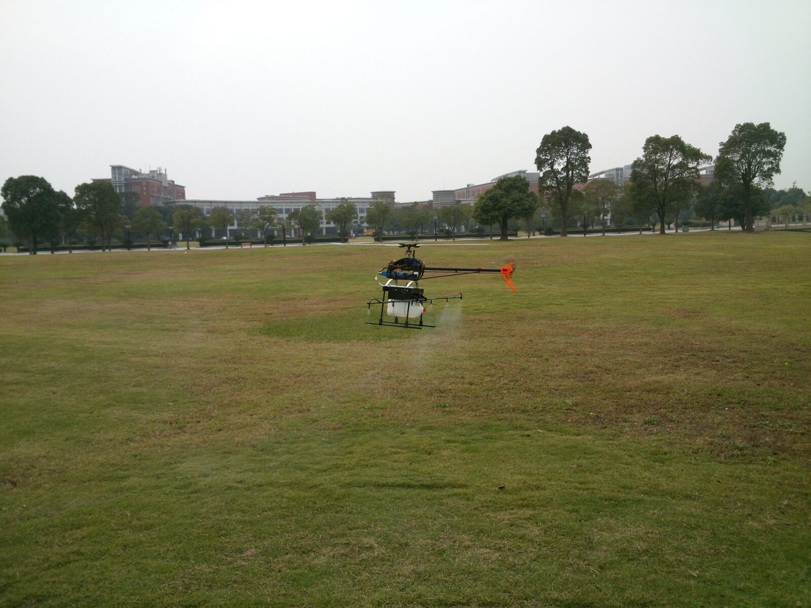 Agricultural Spraying Helicopter